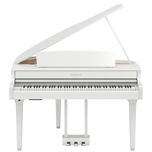Yamaha Clavinova CLP-895GP Digital Piano - Polished White, View 2