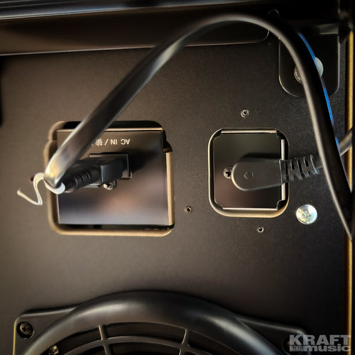 Yamaha Clavinova CSP-255 Digital Piano - power and pedal jacks