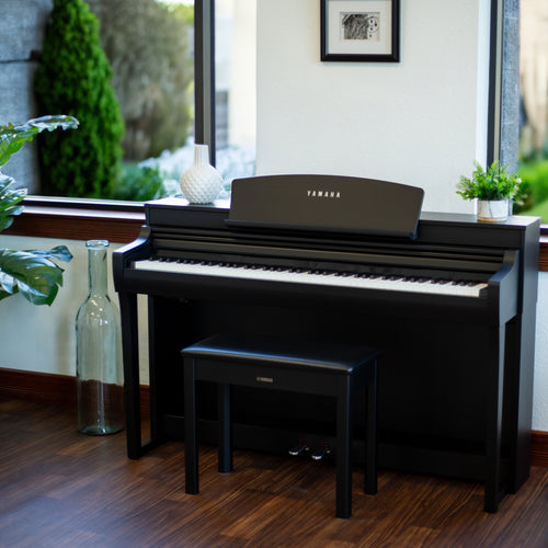 Yamaha Clavinova CSP-255 Digital Piano in a stylish living room - view 1