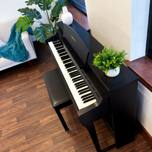 Yamaha Clavinova CSP-255 Digital Piano in a stylish living room - top view 2