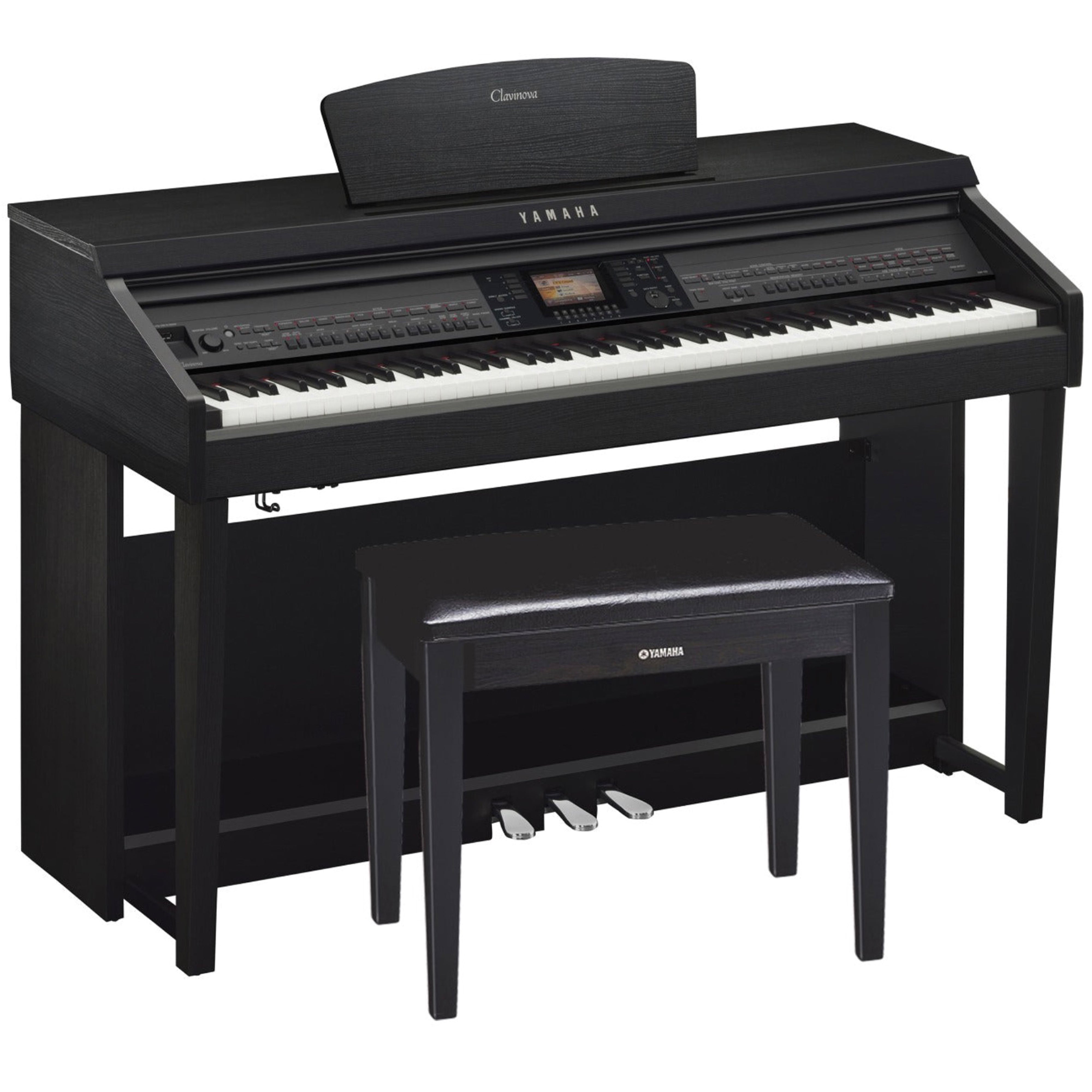 Yamaha Clavinova CVP-701 Digital Piano - Matte Black