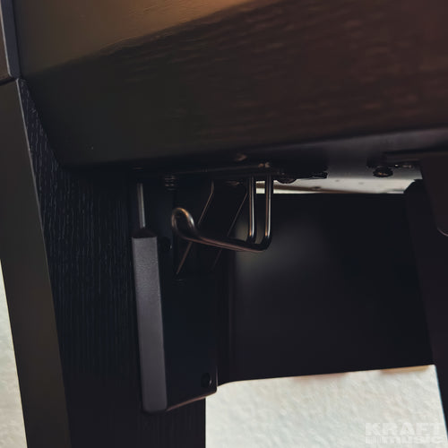 Yamaha Clavinova CVP-909 Digital Piano - Matte Black - headphone hook