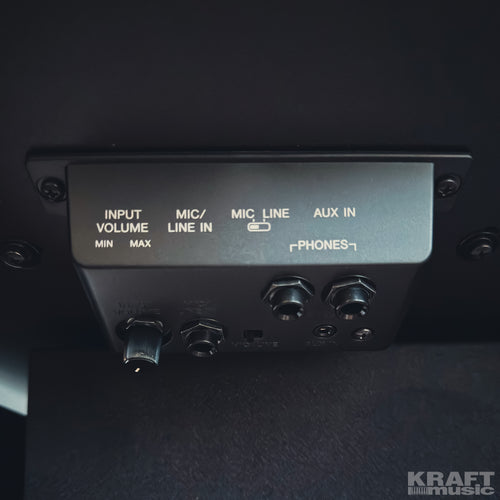 Yamaha Clavinova CVP-909 Digital Piano - Matte Black - volume control, mic jack, headphone jacks