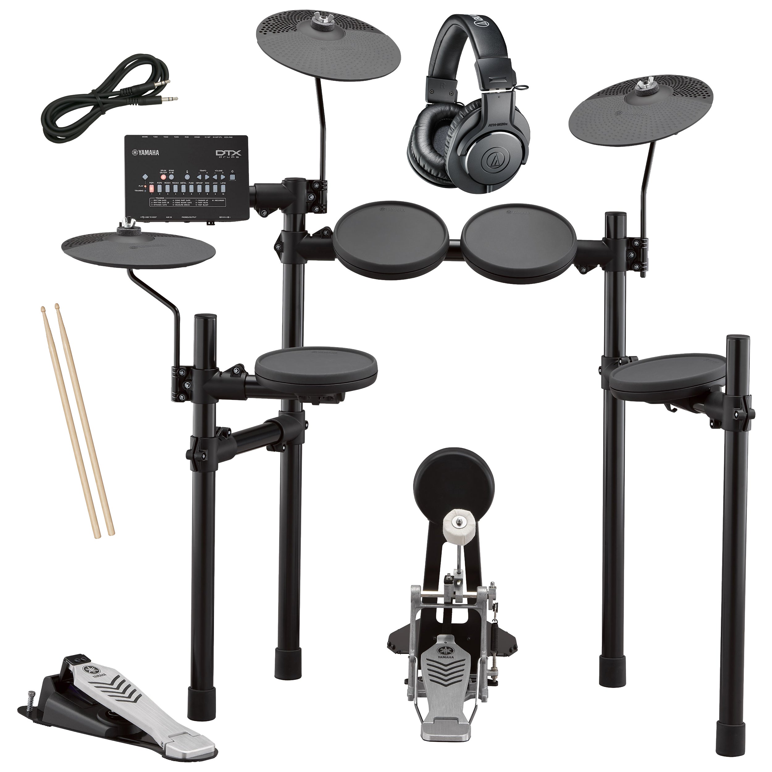 Yamaha DTX432K Electronic Drum Set BONUS PAK – Kraft Music