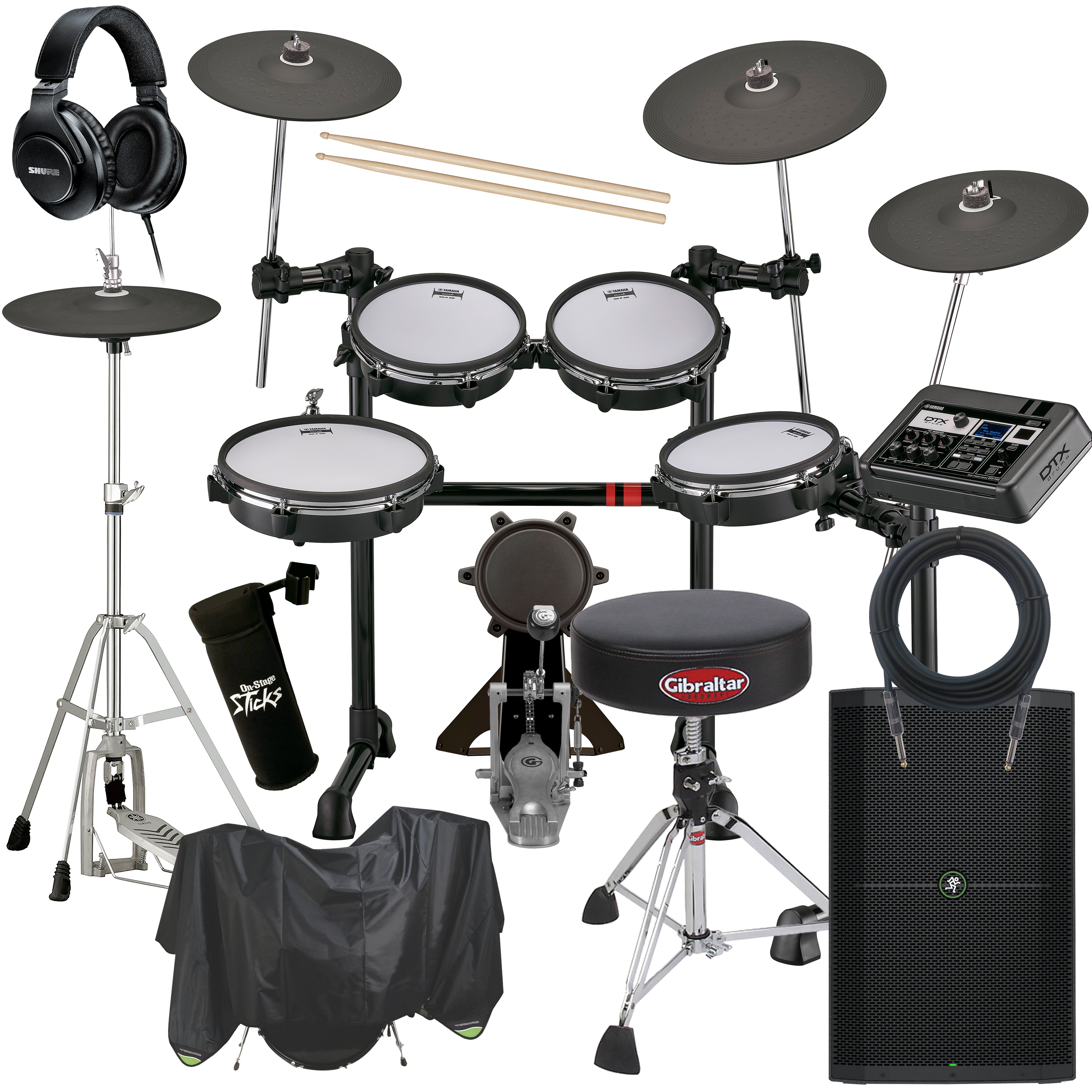 Yamaha DTX6K5-M Electronic Drum Set COMPLETE DRUM BUNDLE – Kraft Music
