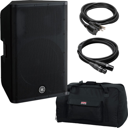 Collage image of the Yamaha DXR15 MKII Powered PA Speaker PERFORMER PAK