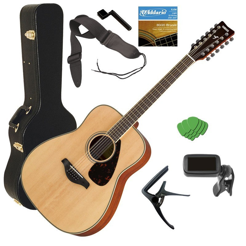 Yamaha FG820-12 12-String Acoustic Guitar - Natural STAGE ESSENTIALS B –  Kraft Music