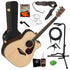 Yamaha FGX830C Acoustic-Electric Guitar - Natural COMPLETE GUITAR BUNDLE