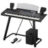 Collage image of the Yamaha Genos2 76-key Arranger Workstation Keyboard COMPLETE HOME BUNDLE