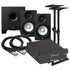 Yamaha HS5 5" Powered Studio Monitor Speaker COMPLETE AUDIO BUNDLE