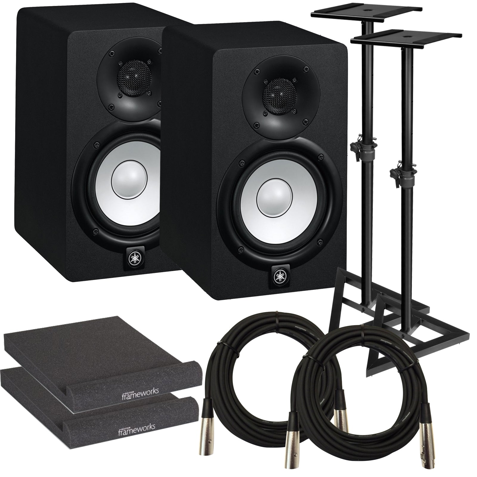 How NOISY are Yamaha HS5 Studio Monitors with Balanced Cables?