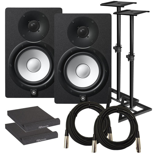 Yamaha HS7 6.5" Powered Studio Monitor Speaker STUDIO KIT