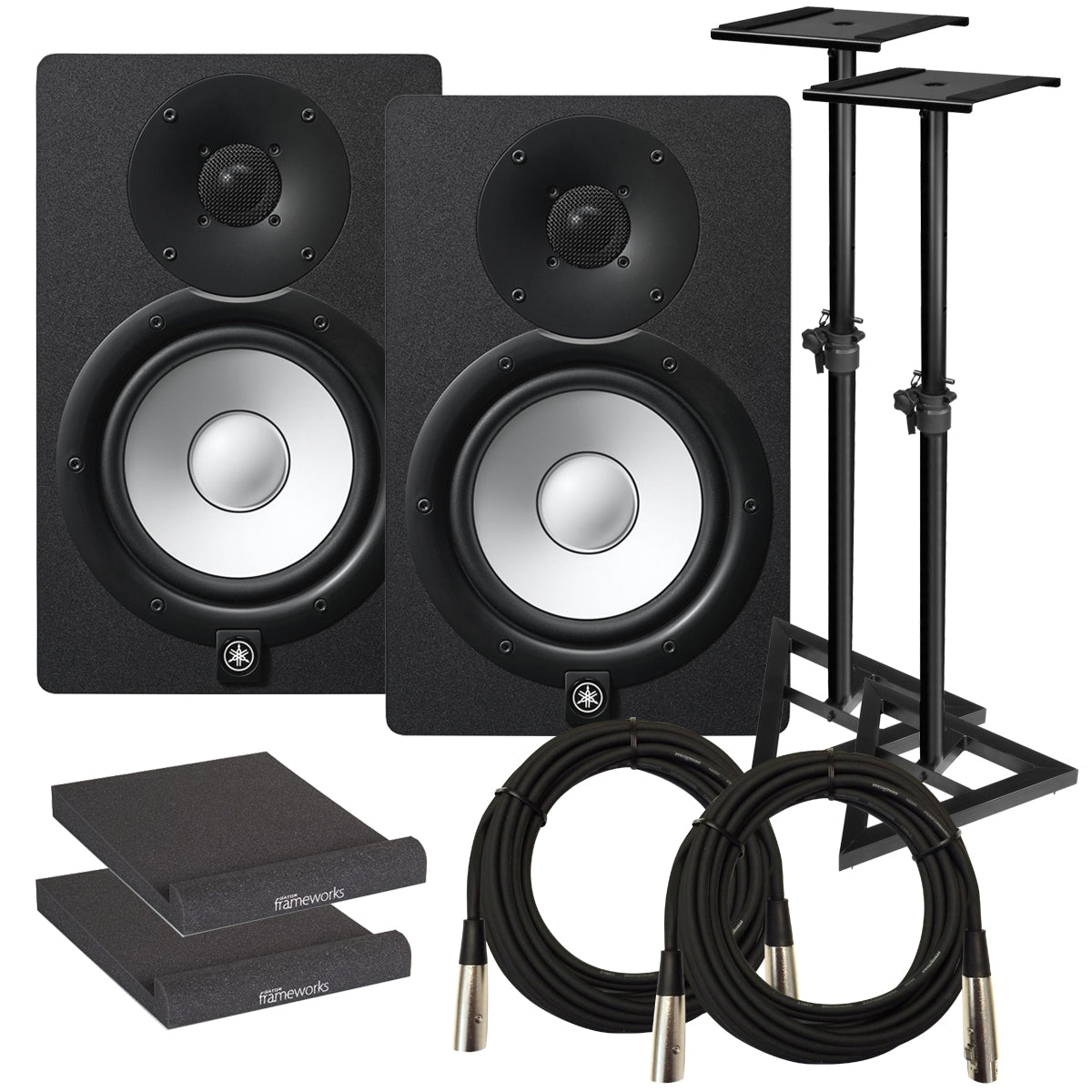Yamaha HS7 6.5 Powered Studio Monitor Speaker STUDIO KIT – Kraft Music