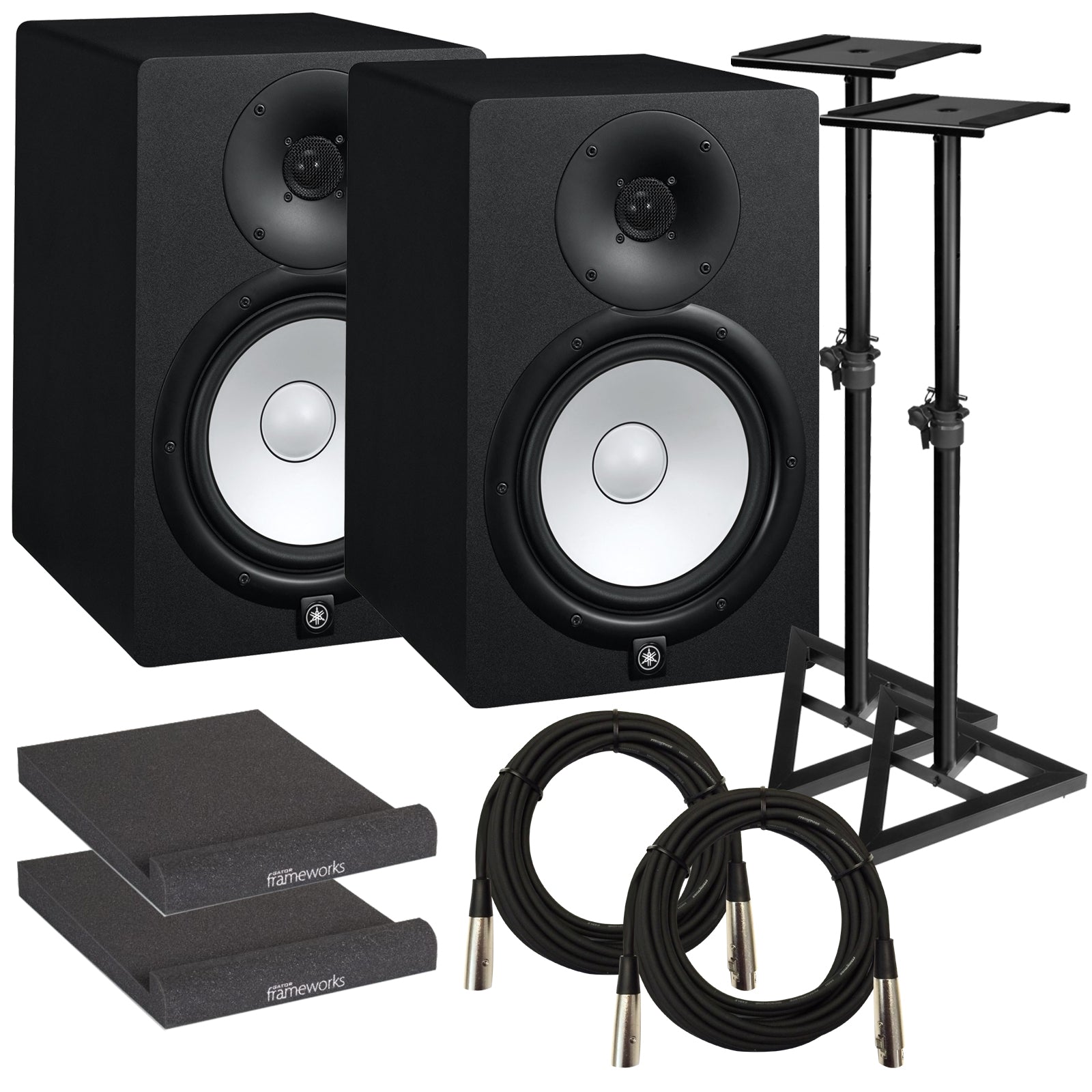 Music STUDIO Studio Kraft Monitor Yamaha Powered Speaker KIT – HS8 8\