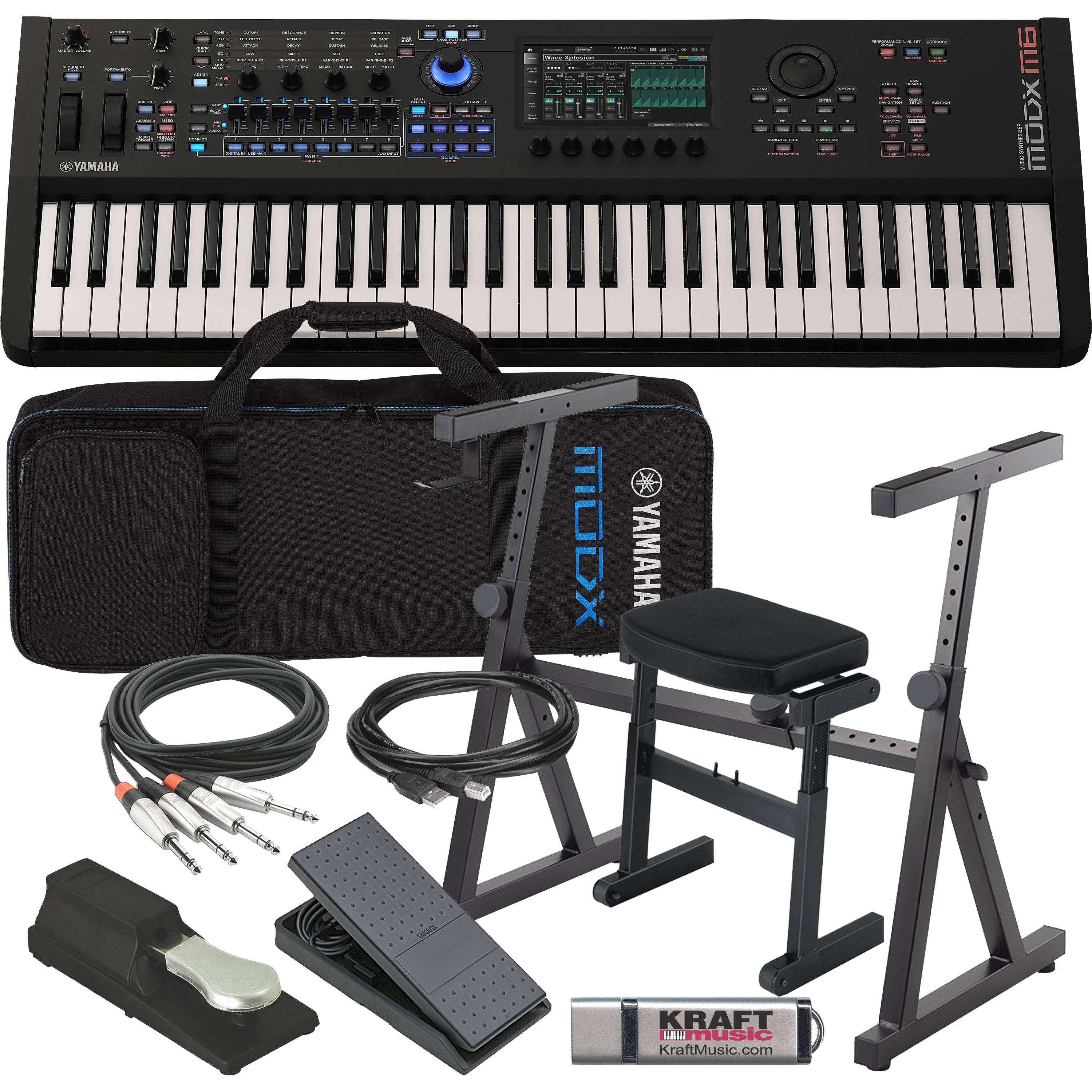Yamaha MODX M6 Stage Rig | Performance Ready Bundle at Kraft Music