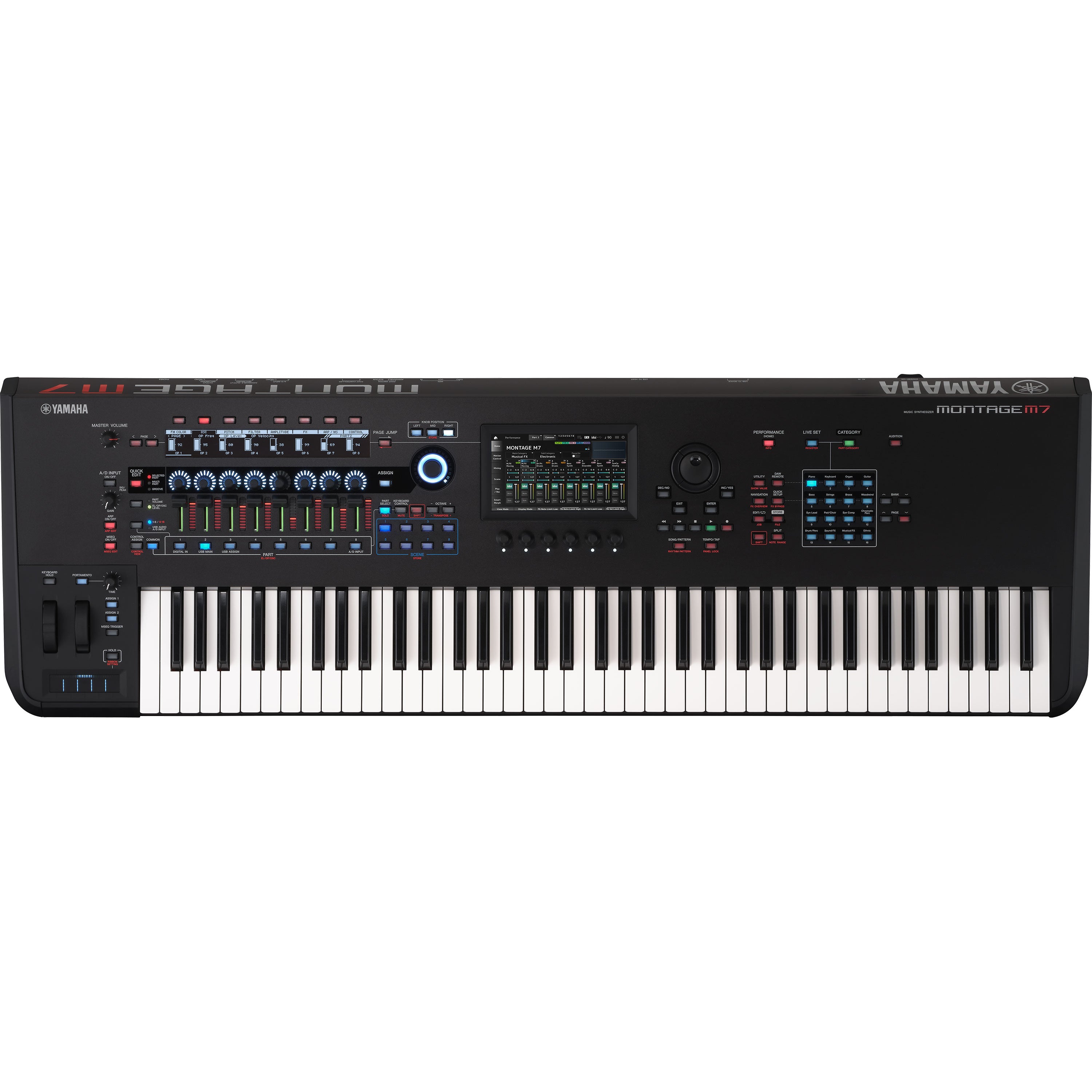 Yamaha Montage M7 Synthesizer View 1