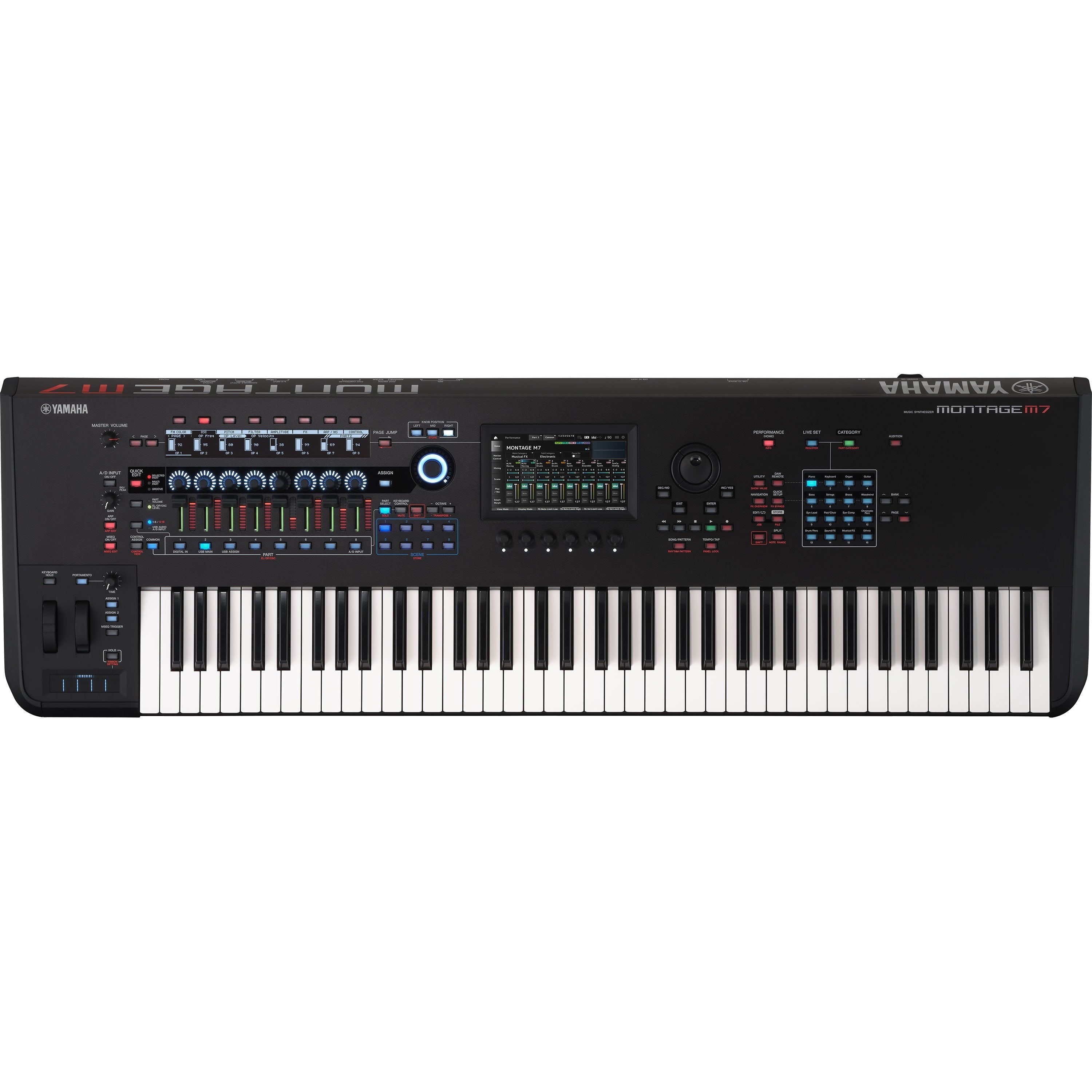 Yamaha Montage M7 Synthesizer View 1
