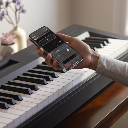 Yamaha P-143LXB Digital Piano Bundle with Stand, Bench and Pedal - Black