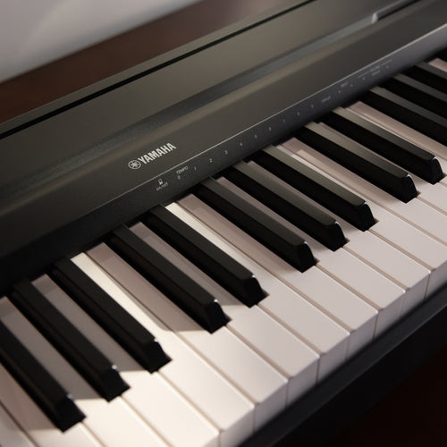 Yamaha P-143LXB Digital Piano Bundle with Stand, Bench and Pedal - Black