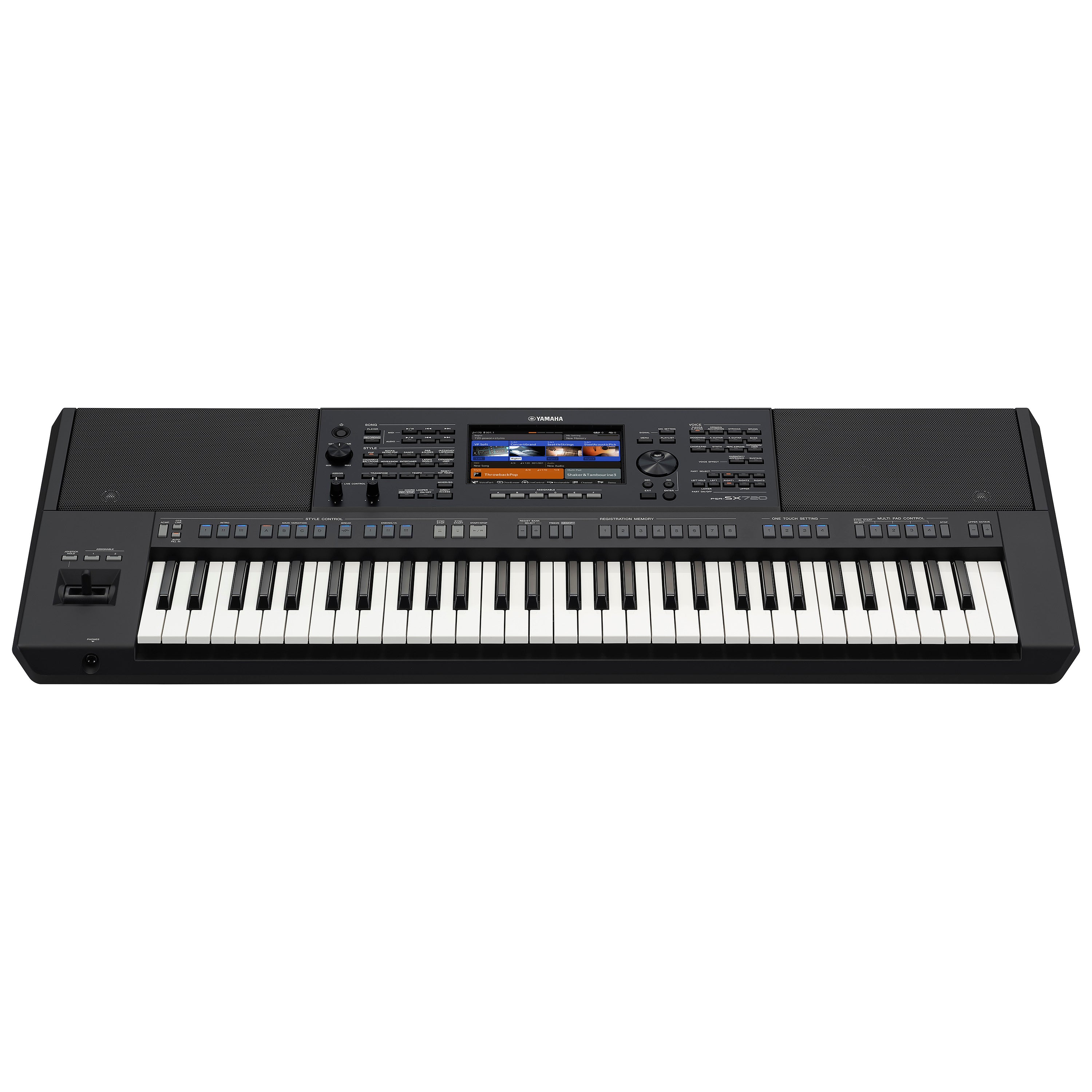 Yamaha PSR-SX720 61-key Arranger Keyboard, View 2
