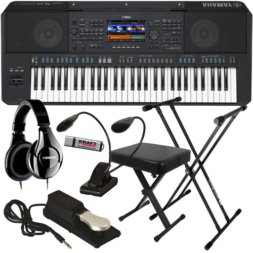 Yamaha PSR-SX920 61-key Arranger Keyboard KEY ESSENTIALS BUNDLE