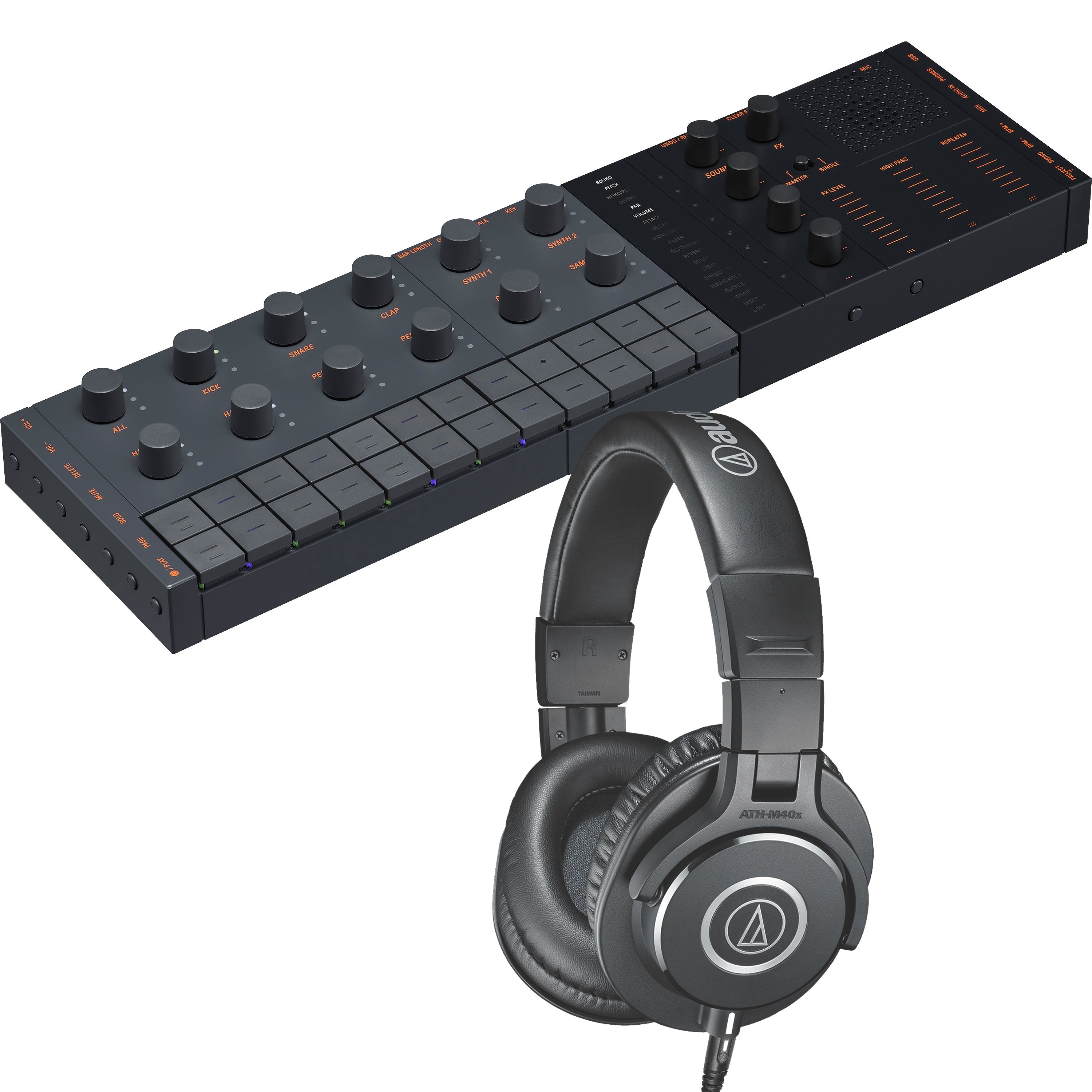 Yamaha Seqtrak Mobile Music Ideastation - Black/Gray STUDIO KIT