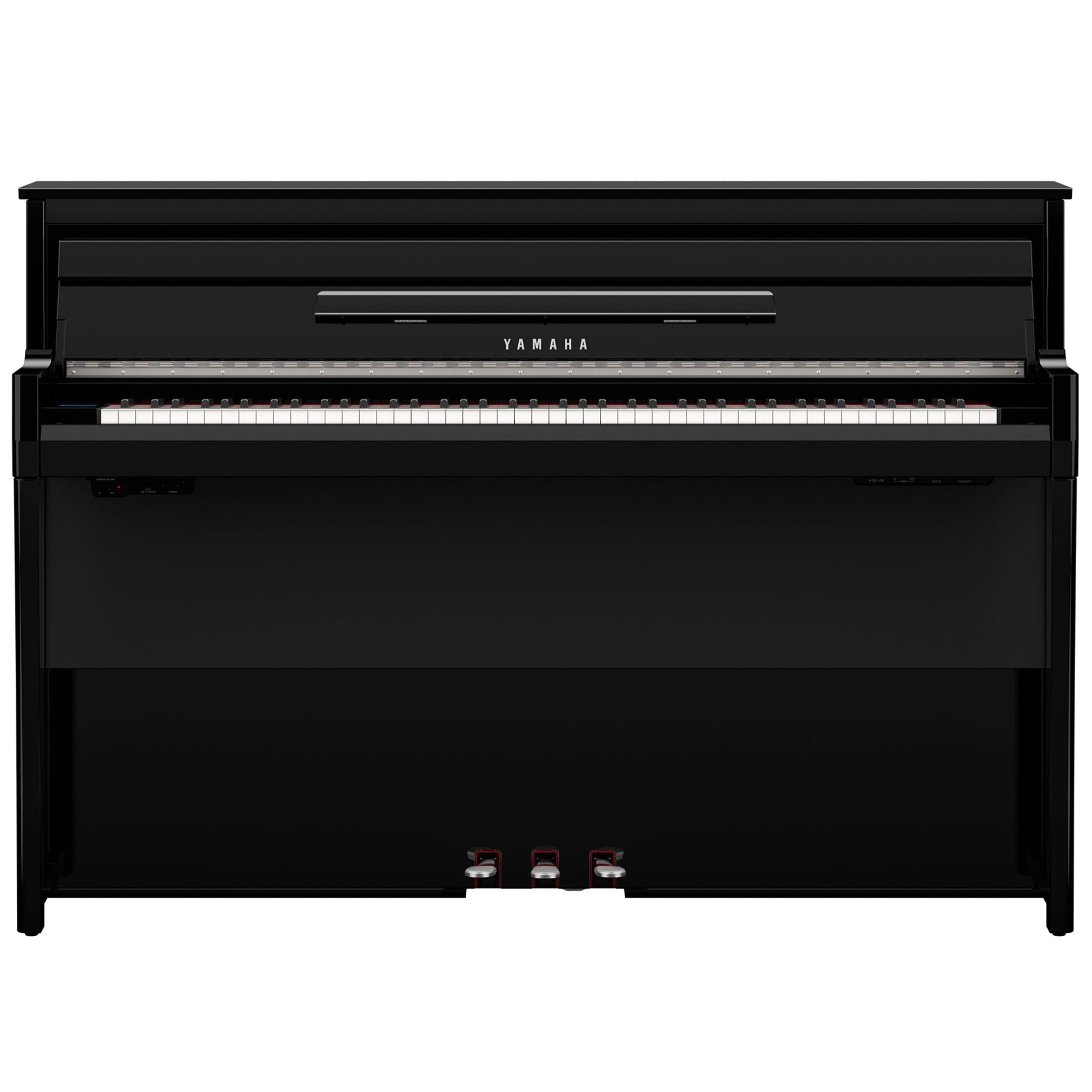 Yamaha AvantGrand NU1XA Hybrid Piano - Polished Ebony - Front View