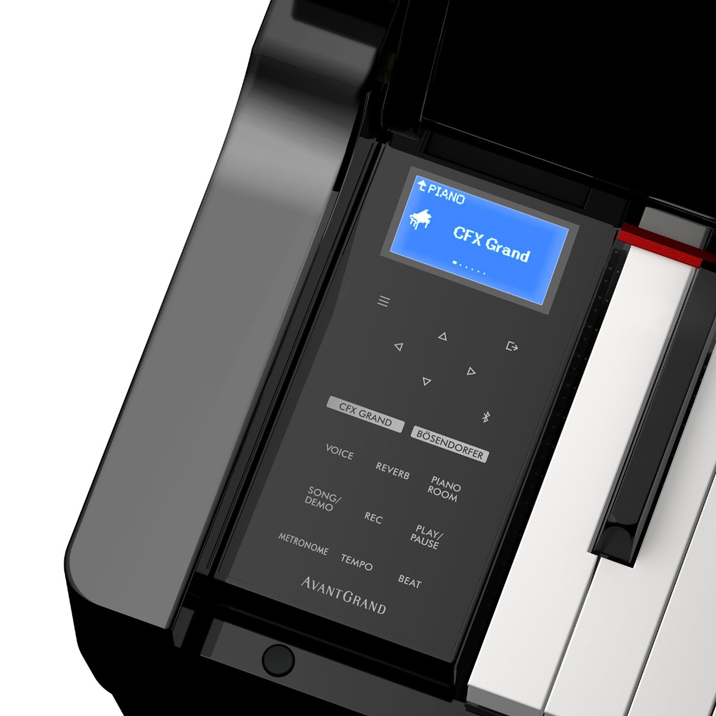 Yamaha AvantGrand NU1XA Hybrid Piano - Control Panel
