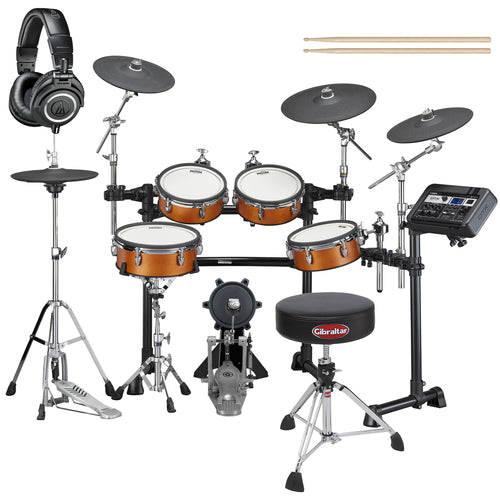 Yamaha DTX8K-X RW Electronic Drum Set - Real Wood DRUM ESSENTIALS BUNDLE