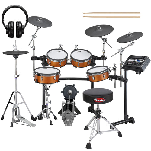 Yamaha DTX8K-M RW Electronic Drum Set - Real Wood DRUM ESSENTIALS BUNDLE