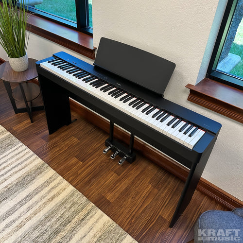 Yamaha P225B Digital Piano - Black, View 4