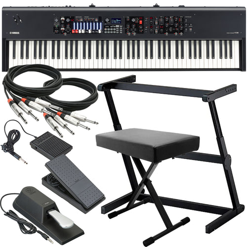 Yamaha YC88 88-Key Stage Keyboard and Organ KEY ESSENTIALS BUNDLE