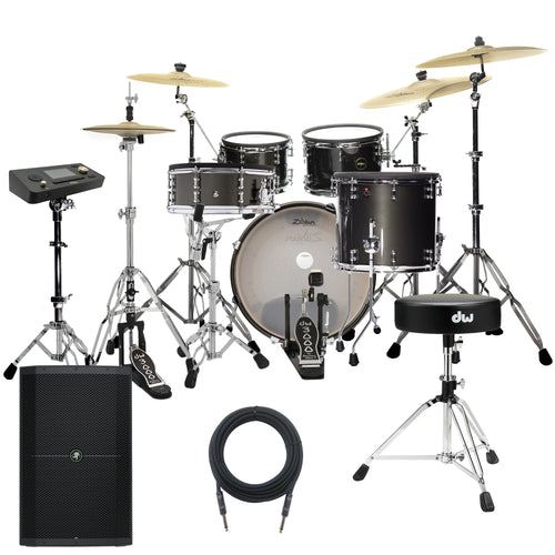 Zildjian ALCHEM-E Gold EX Electronic Drum Kit COMPLETE DRUM BUNDLE