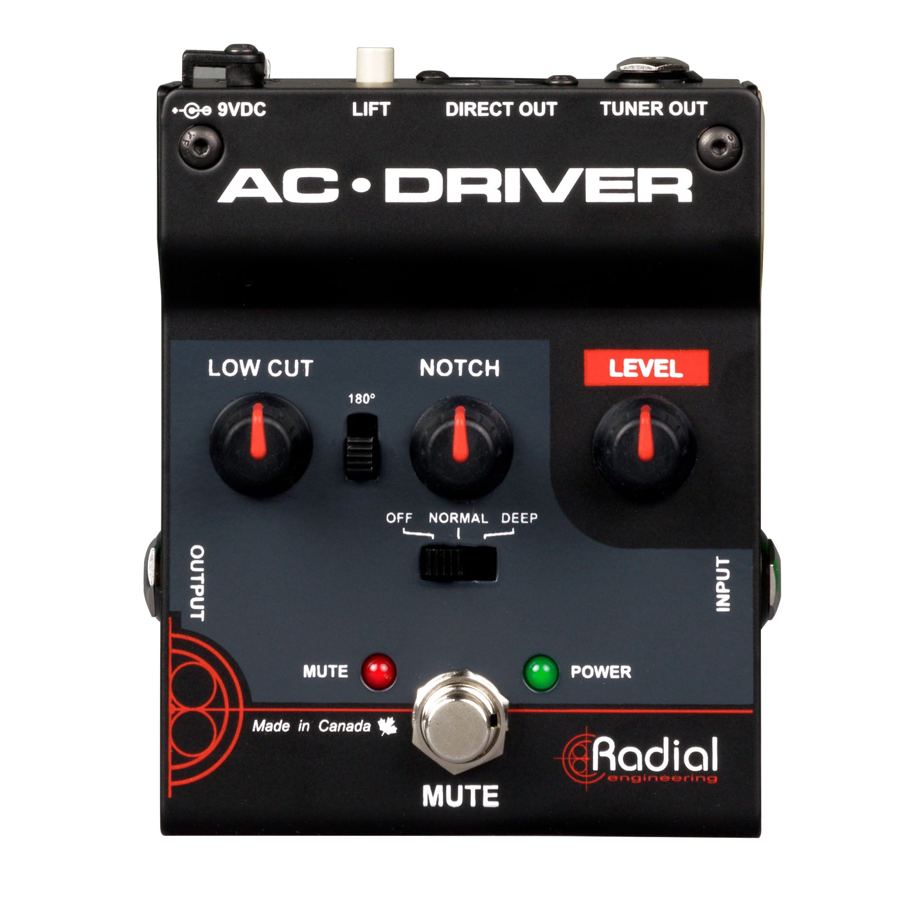 Radial AC Driver Acoustic Preamp and DI Box