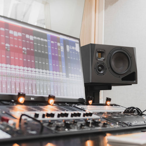 ADAM Audio A8HR 8" Horizontal 3-way Studio Monitor Speaker (right side) , View 4