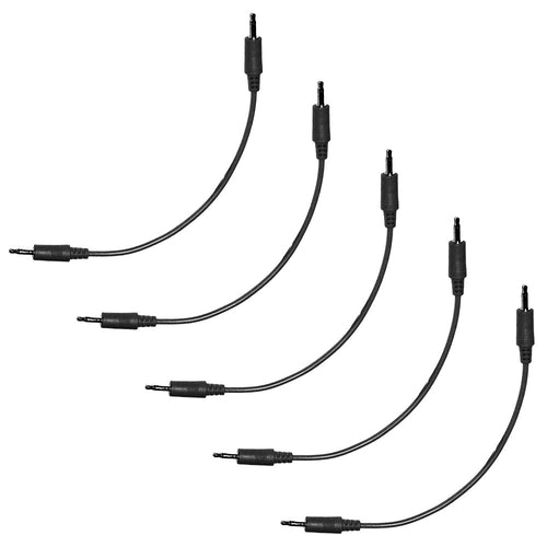 Ad Infinitum 3.5mm Patch Cable Set - Black - 6"