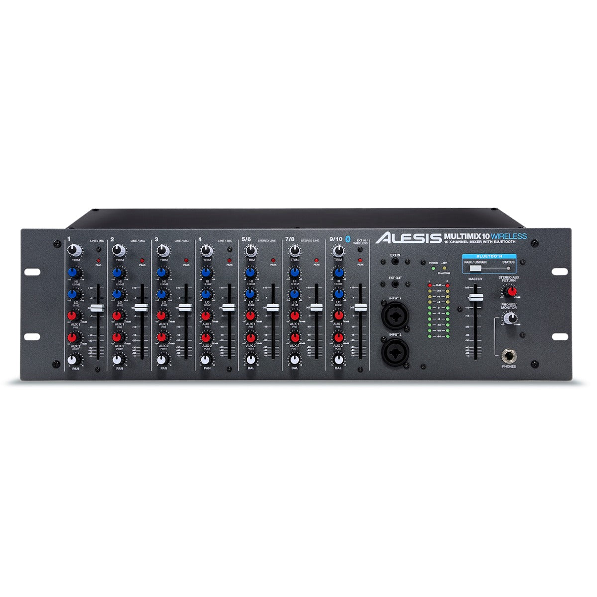 Alesis MultiMix 10 Wireless Rackmount Mixer with Bluetooth – Kraft