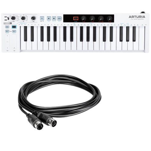 Bundle collage image of Arturia KeyStep 37 Controller and Sequencer BASIC CABLE KIT bundle