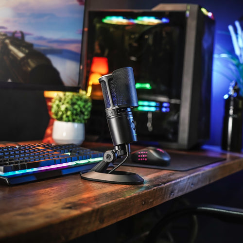 Audio Technica AT2020USBXP USB condenser mic with desktop stand, View 3