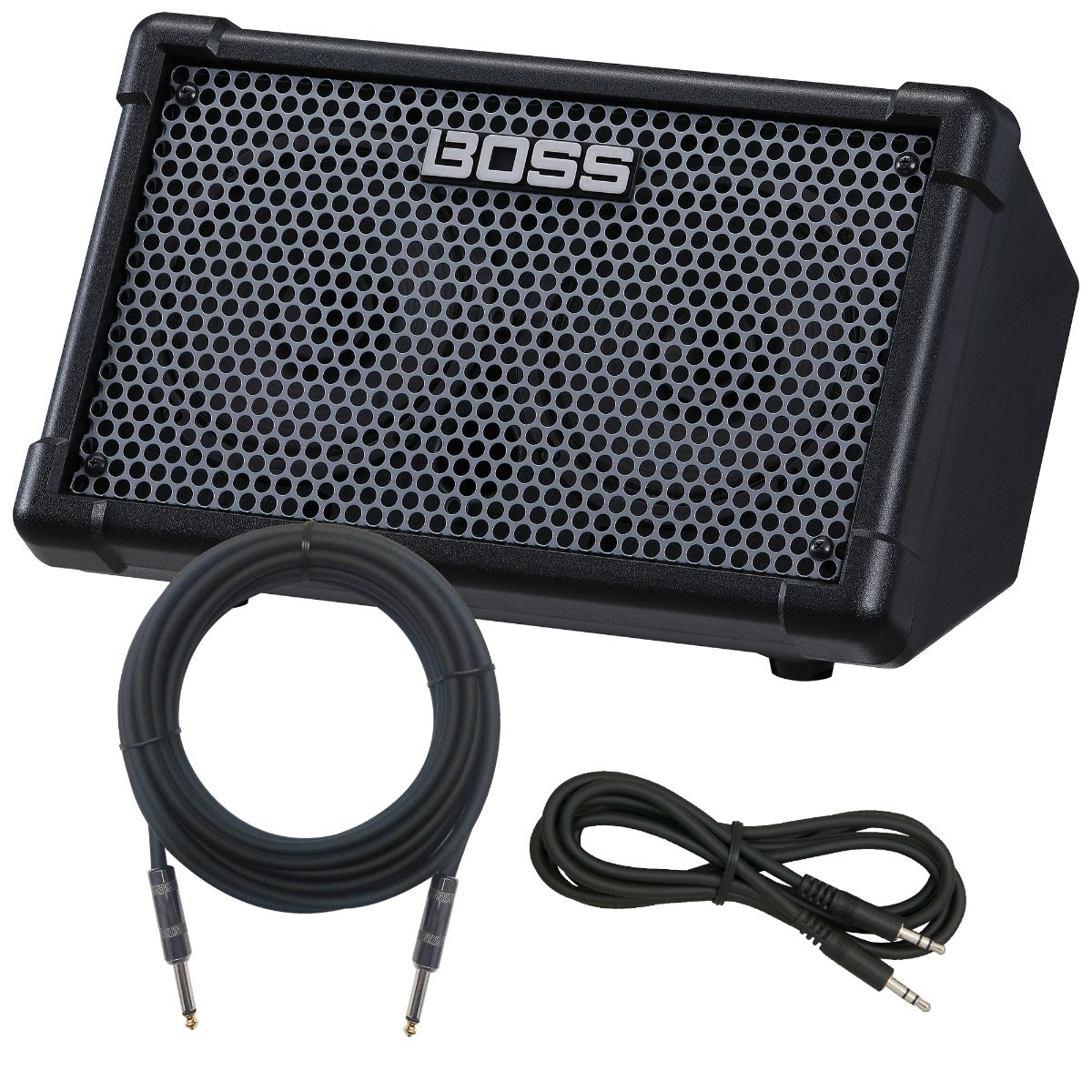 Boss Cube Street II Battery-Powered Stereo Amplifier - Black CABLE KIT