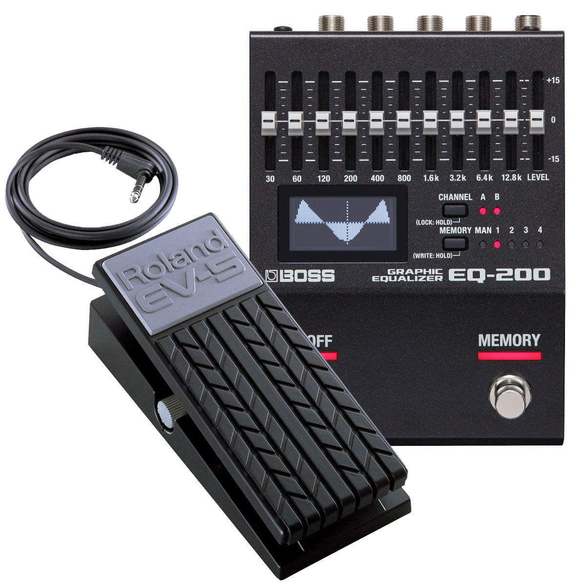 BOSS EQ-200 Graphic EQ Pedal PERFORMER PAK