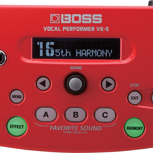 Boss VE-5 RD Vocal Performer - Red