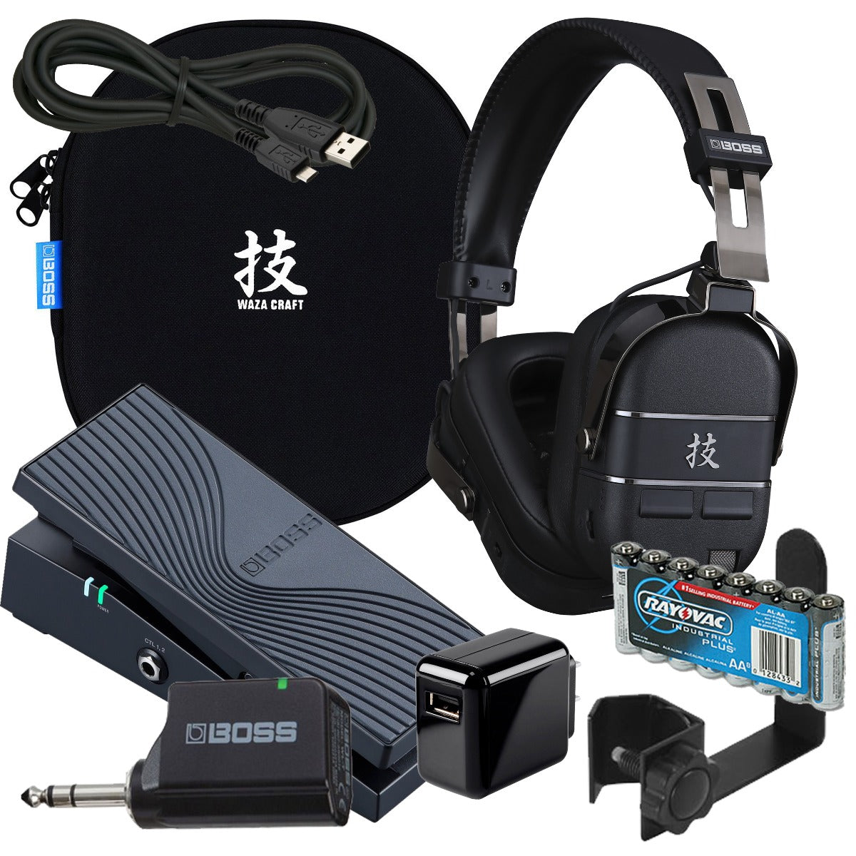 Boss Waza-Air Bass Wireless Personal Amplification System STUDIO KIT