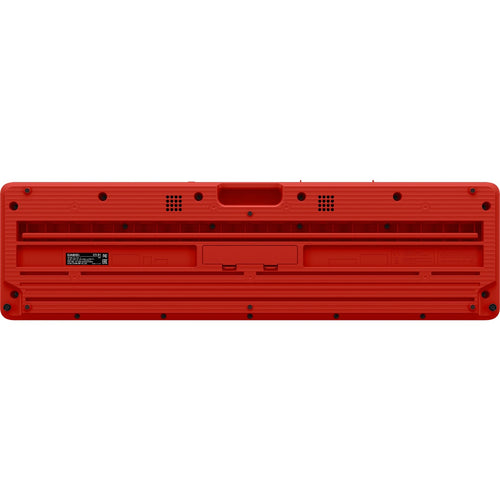 Bottom view of Casio Casiotone CT-S1 Portable Keyboard - Red