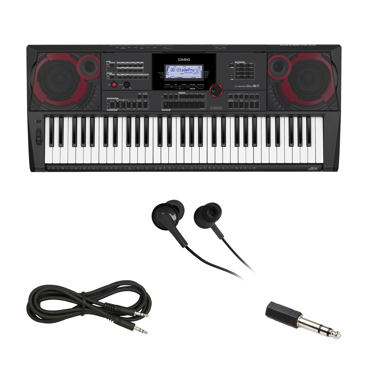 Casio CT-X5000 61-Key Portable Keyboard BONUS PAK – Kraft Music