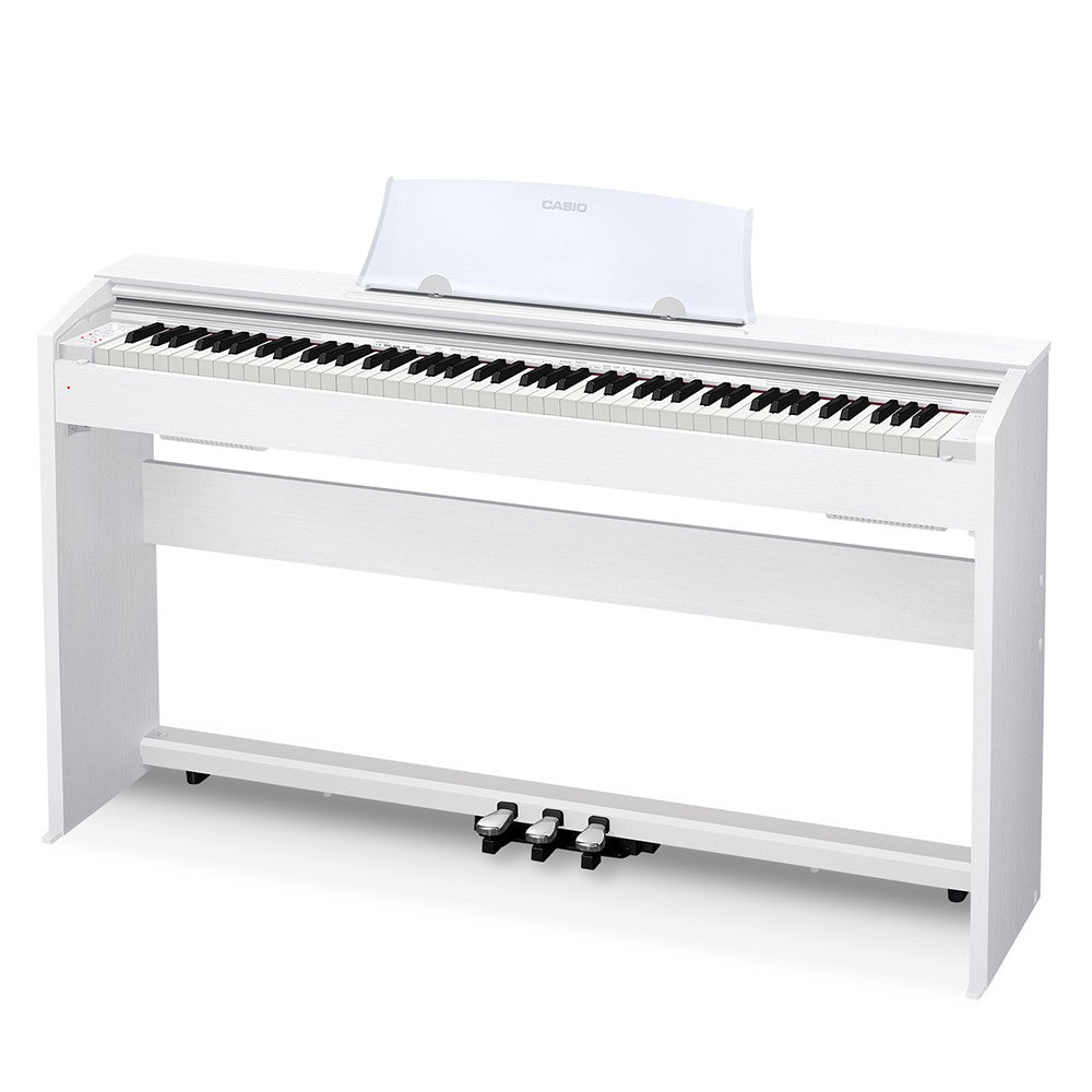 Casio Privia PX-770 Digital Piano - White HOME ESSENTIALS BUNDLE