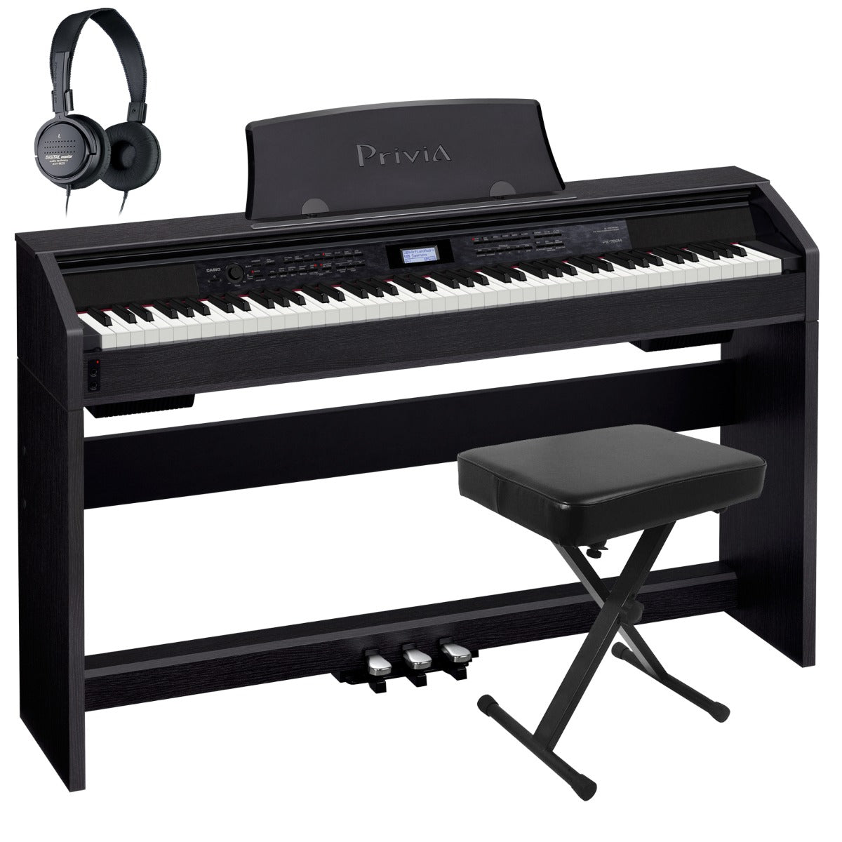 Casio Privia PX-780 Digital Piano - Black BONUS PAK – Kraft Music