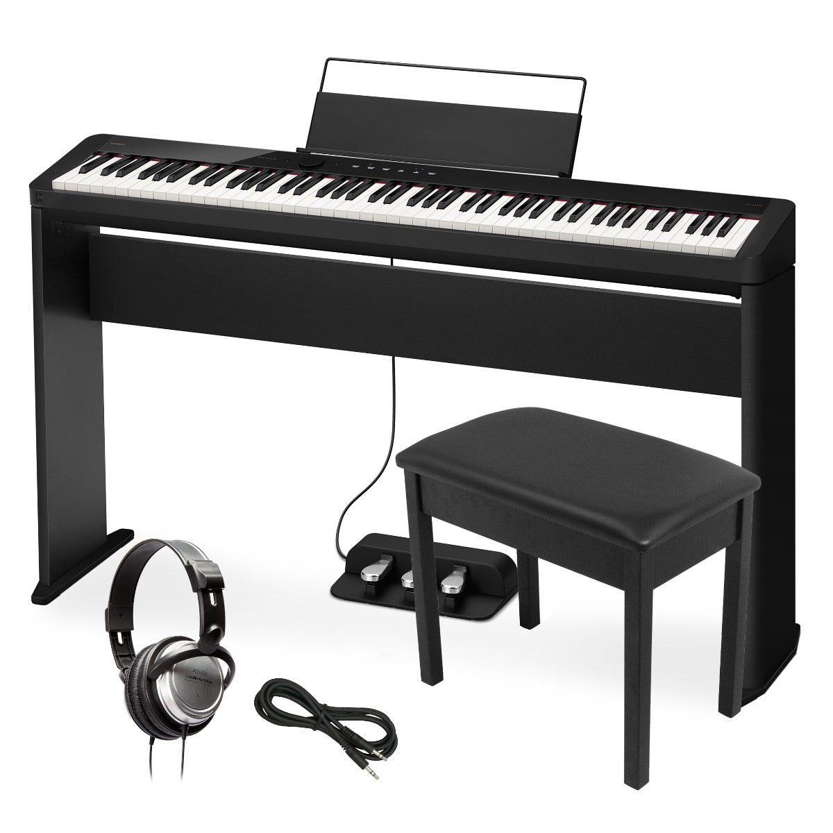 Casio Privia PX-S1100 Digital Piano - Black COMPLETE HOME BUNDLE – Kraft  Music