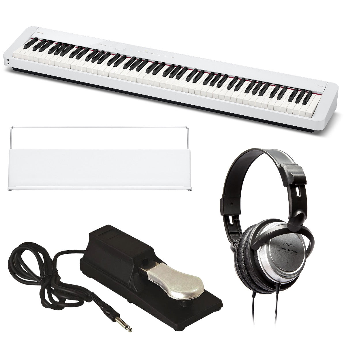 Casio Privia PX-S1100 Digital Piano - White BONUS PAK – Kraft Music