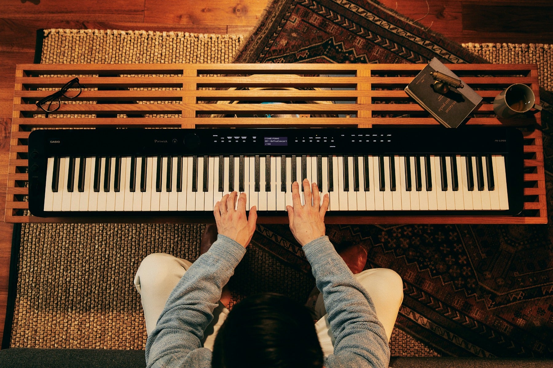 Casio PX-S3100 Digital Piano - Black, View 9
